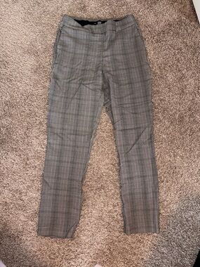 Plaid Dress Pants - Gray Check